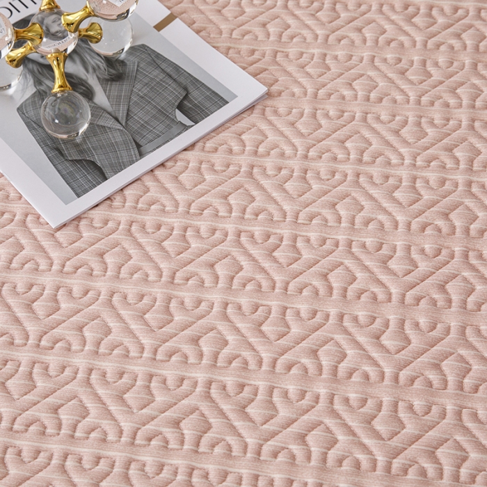 91家纺网 家纺一手货源 找家纺 纽缦家纺 2022新款纯色肌理纹床裙三件套 肌理纹玉色