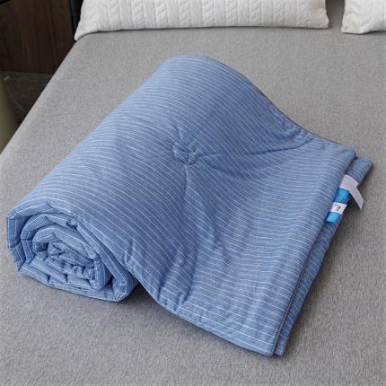 91家纺网 家纺一手货源 找家纺 纽缦家纺 2022新款纯色肌理纹夏被 肌理纹海蓝