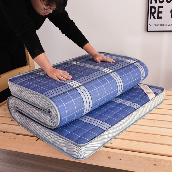 91家纺网 家纺一手货源 找家纺 亿丁点 2023新款磨毛床垫直播印花学生立体款 磨毛立体格雷诺