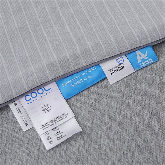 91家纺网 家纺一手货源 找家纺 纽缦家纺 2022新款纯色肌理纹夏被 肌理纹灰色