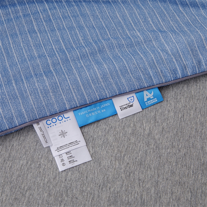 91家纺网 家纺一手货源 找家纺 纽缦家纺 2022新款纯色肌理纹夏被 肌理纹海蓝