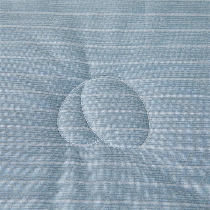 91家纺网 家纺一手货源 找家纺 纽缦家纺 2022新款纯色肌理纹夏被 肌理纹蓝色