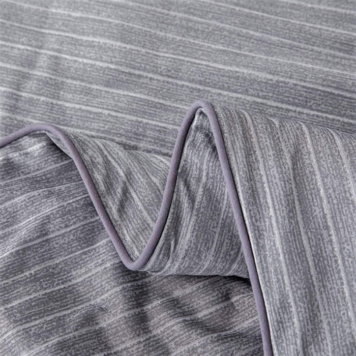 91家纺网 家纺一手货源 找家纺 纽缦家纺 2022新款纯色肌理纹夏被 肌理纹深灰