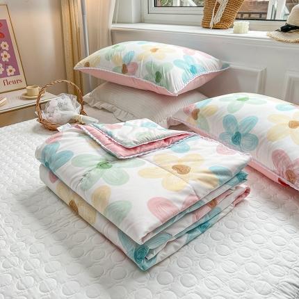 91家纺网 家纺一手货源 找家纺 （总）慕尚 2025新款ins水洗小花边夏被