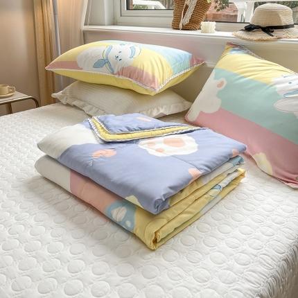 91家纺网 家纺一手货源 找家纺 （总）慕尚 2025新款ins水洗小花边夏被