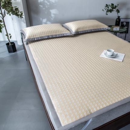 91家纺网 家纺一手货源 找家纺 （总）印季 2023新款600D千鸟格凉席