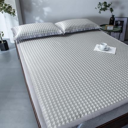 91家纺网 家纺一手货源 找家纺 （总）印季 2023新款600D千鸟格凉席