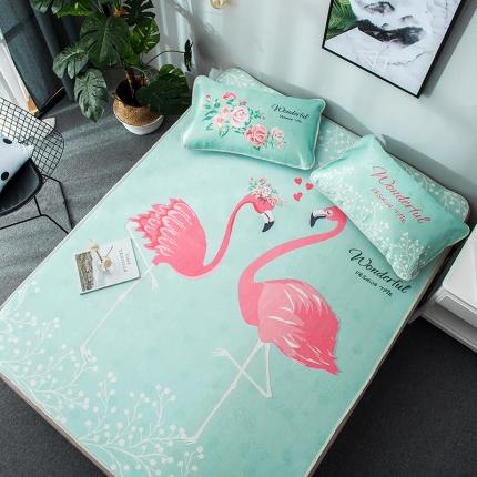 91家纺网 家纺一手货源 找家纺 （总）印季 2025新款数码印花大版冰丝席