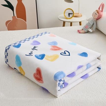 91家纺网 家纺一手货源 找家纺 暖阳 2023新款印花款全棉棉花夏被缤纷心情