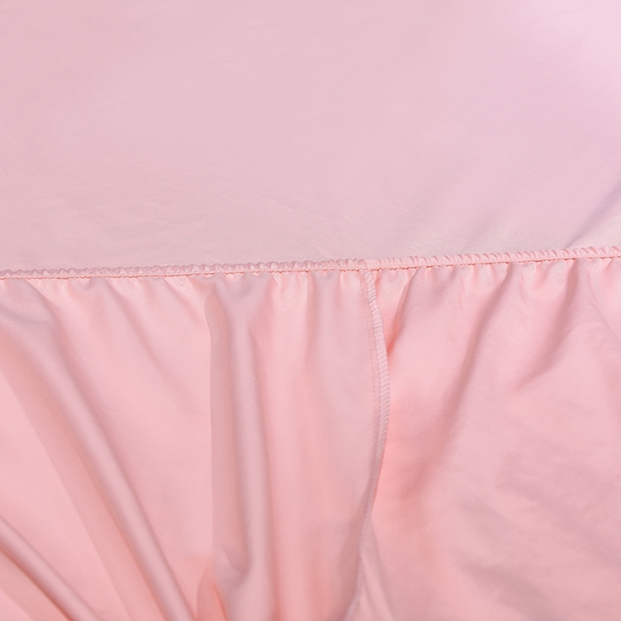 91家纺网 家纺一手货源 找家纺 笙意家纺 2025新款水洗真丝单枕套 安琪拉-玫瑰粉一对