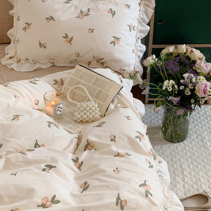 91家纺网 家纺一手货源 找家纺 （总）昔可2022新款复古花花边四件套