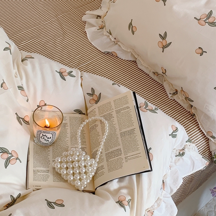 91家纺网 家纺一手货源 找家纺 （总）昔可2022新款复古花花边四件套