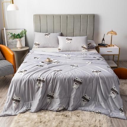 91家纺网 家纺一手货源 找家纺 总2025 爱宝被业直播爆款凉感丝夏被夏凉被