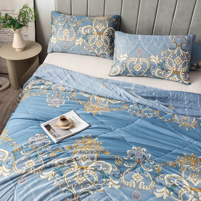 91家纺网 家纺一手货源 找家纺 2025 爱宝被业直播爆款凉感丝夏被夏凉被 普罗尔海