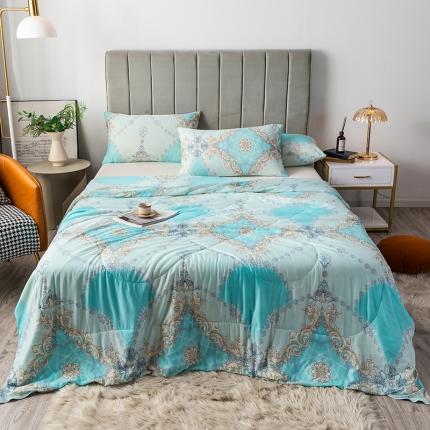 2025 爱宝被业直播爆款凉感丝夏被夏凉被 克莉丝汀