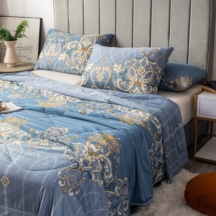 91家纺网 家纺一手货源 找家纺 2025 爱宝被业直播爆款凉感丝夏被夏凉被 普罗尔海