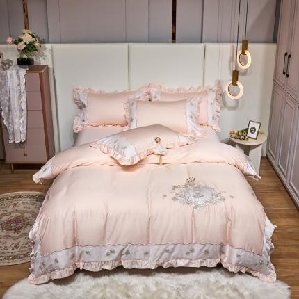 91家纺网 家纺一手货源 找家纺 （总）星尚 2022新款100支长绒棉爱莎贝妮