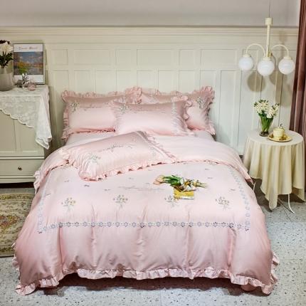 91家纺网 家纺一手货源 找家纺 （总）星尚 2022新款100支长绒棉 花艺园