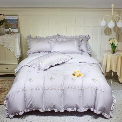 91家纺网 家纺一手货源 找家纺 （总）星尚 2022新款100支长绒棉 花艺园