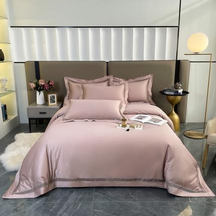 91家纺网 家纺一手货源 找家纺 淼铭 秋冬新品镂空工艺四件套-琉璃系列琉璃-粉