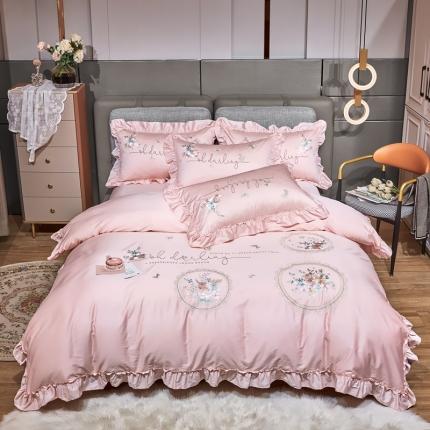 星尚 2022新款100支长绒棉 梦回楼兰  粉色