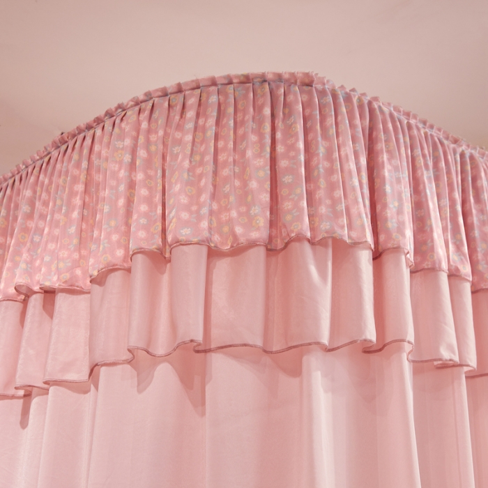 91家纺网 家纺一手货源 找家纺 梦尔佳 2022新款防蚊落地U型蚊帐纱-雅典娜-玉色