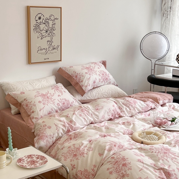 91家纺网 家纺一手货源 找家纺 （总）昔可2022新款轻奢dior风四件套