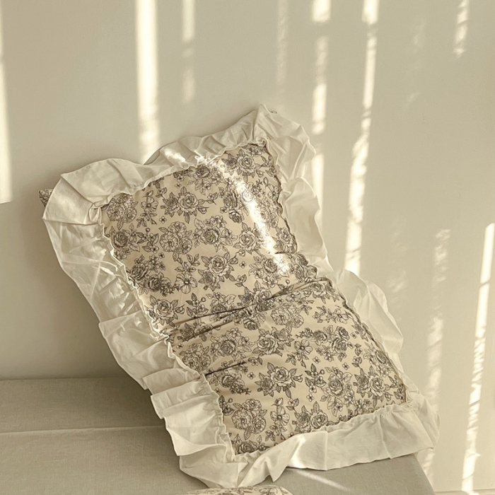 91家纺网 家纺一手货源 找家纺 昔可2022新款复古花花边四件套 莫里斯花房