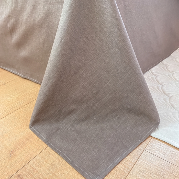 91家纺网 家纺一手货源 找家纺 昔可2022新款混搭纯色棋盘格套件四件套 咖棕黑棋盘