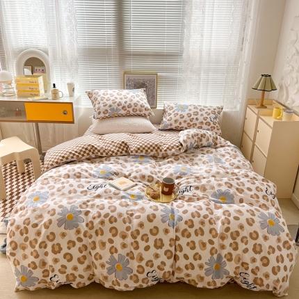 91家纺网 家纺一手货源 找家纺 （总）昔可2022新款印花全棉四件套跑量款