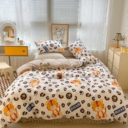 91家纺网 家纺一手货源 找家纺 （总）昔可2022新款印花全棉四件套跑量款