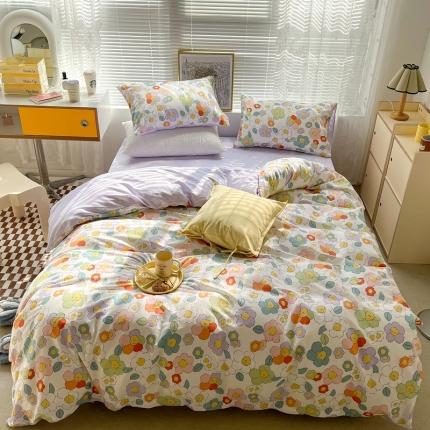 91家纺网 家纺一手货源 找家纺 （总）昔可2022新款印花全棉四件套跑量款