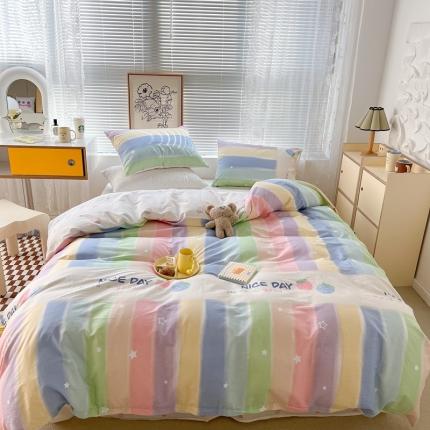 91家纺网 家纺一手货源 找家纺 （总）昔可2022新款印花全棉四件套跑量款