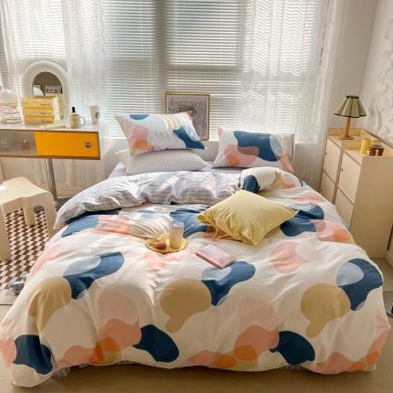 91家纺网 家纺一手货源 找家纺 （总）昔可2022新款印花全棉四件套跑量款