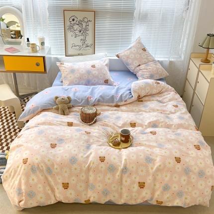 91家纺网 家纺一手货源 找家纺 （总）昔可2022新款印花全棉四件套跑量款