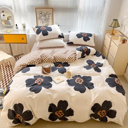 91家纺网 家纺一手货源 找家纺 （总）昔可2022新款印花全棉四件套跑量款