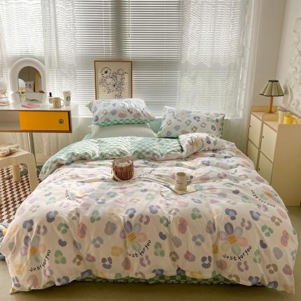 91家纺网 家纺一手货源 找家纺 （总）昔可2022新款印花全棉四件套跑量款