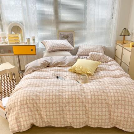 91家纺网 家纺一手货源 找家纺 （总）昔可2022新款印花全棉四件套跑量款