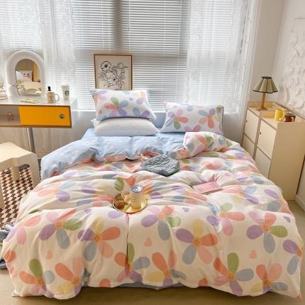 91家纺网 家纺一手货源 找家纺 （总）昔可2022新款印花全棉四件套跑量款