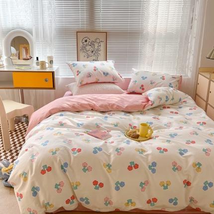 91家纺网 家纺一手货源 找家纺 （总）昔可2022新款印花全棉四件套跑量款