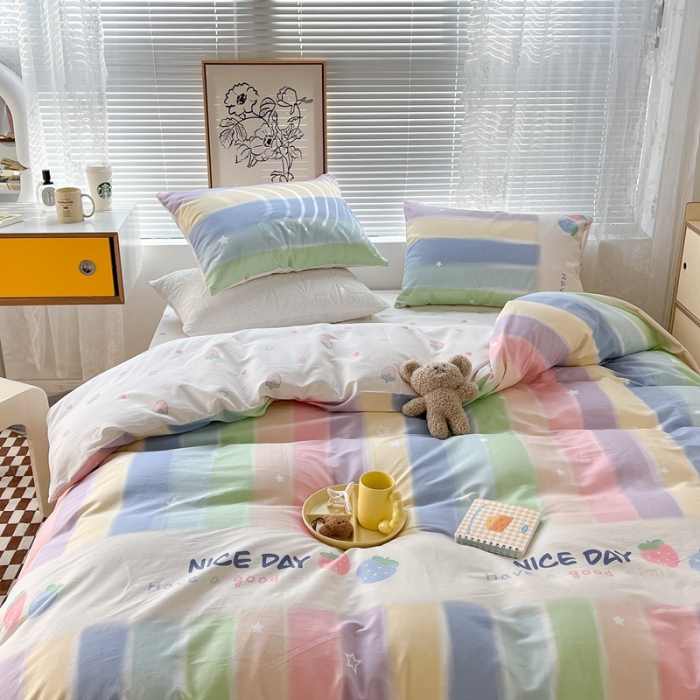 91家纺网 家纺一手货源 找家纺 （总）昔可2022新款印花全棉四件套跑量款