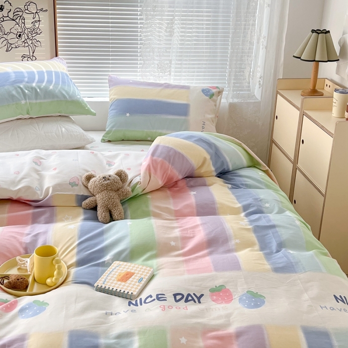 91家纺网 家纺一手货源 找家纺 （总）昔可2022新款印花全棉四件套跑量款