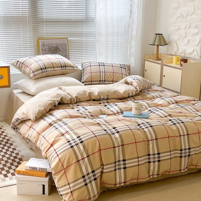 91家纺网 家纺一手货源 找家纺 昔可2022新款印花全棉四件套跑量款 莫里斯