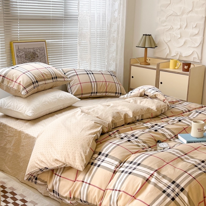 91家纺网 家纺一手货源 找家纺 昔可2022新款印花全棉四件套跑量款 莫里斯