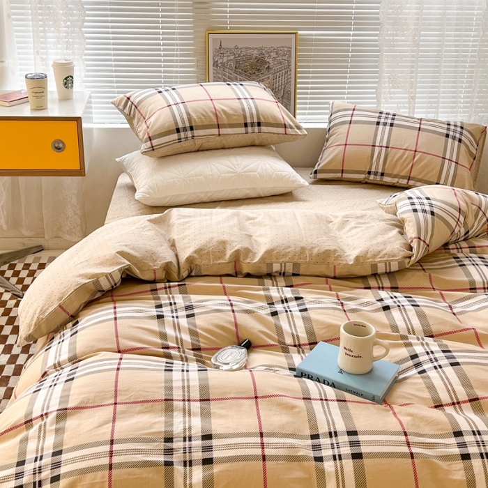 91家纺网 家纺一手货源 找家纺 昔可2022新款印花全棉四件套跑量款 莫里斯