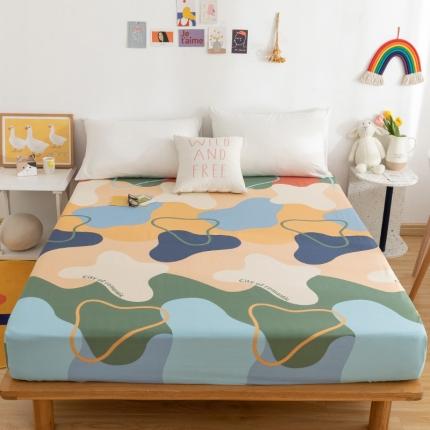 91家纺网 家纺一手货源 找家纺 （总）红馆 2022新款13070全棉印花系列单床笠