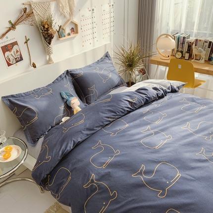 91家纺网 家纺一手货源 找家纺 （总）红馆 13070全棉印花系列四件套-易安阁实拍风格