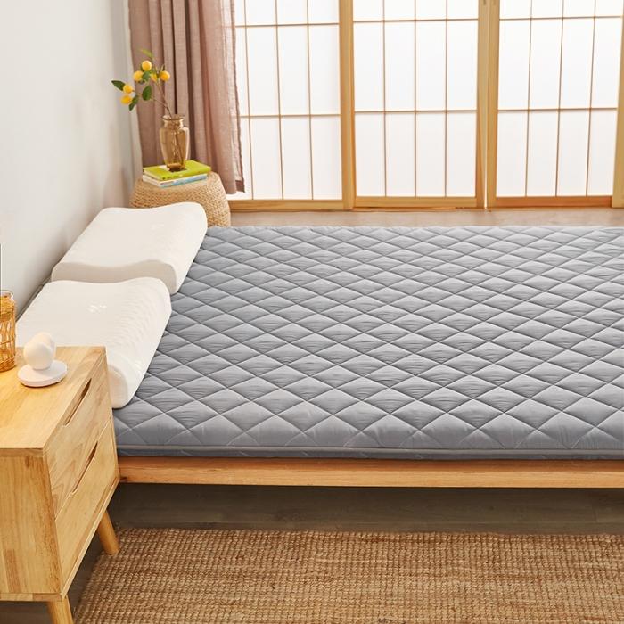 91家纺网 家纺一手货源 找家纺 （总）丽诺床垫 2022新款纯色三明治床垫