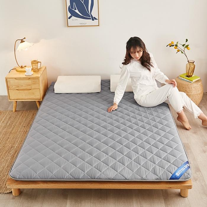 91家纺网 家纺一手货源 找家纺 （总）丽诺床垫 2022新款纯色三明治床垫