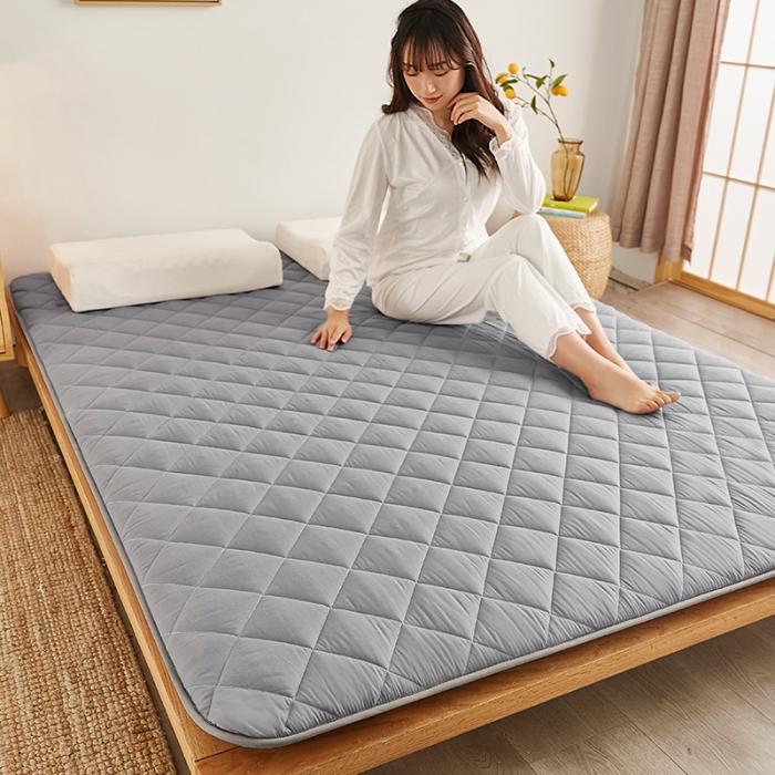 91家纺网 家纺一手货源 找家纺 （总）丽诺床垫 2022新款纯色三明治床垫